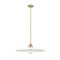 Z-Lite Paloma Pendant, 1-Light, 24 In.W x 6.75 In.H, Olde Brass/Gloss Opal 820P24-OBR - alternate 2